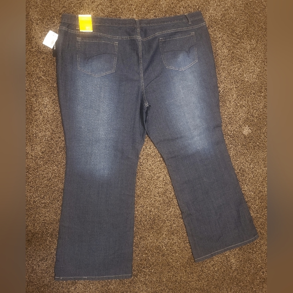 Fashion Bug Jeans Plus Sz 32W Petite NWT - Picture 2 of 3